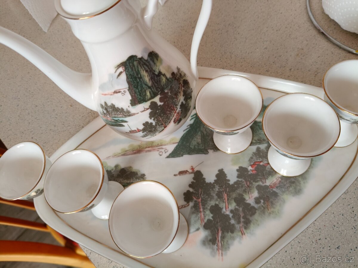 Malovaný porcelánový servis - 2