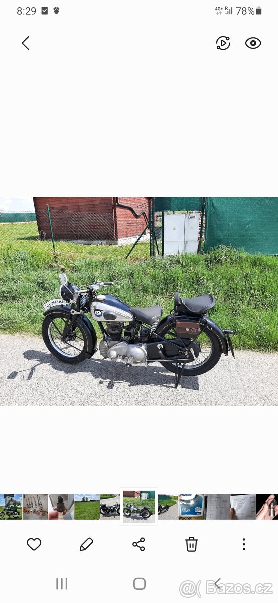 NSU 251 OSL r.v.1939 čtyřtakt - 2