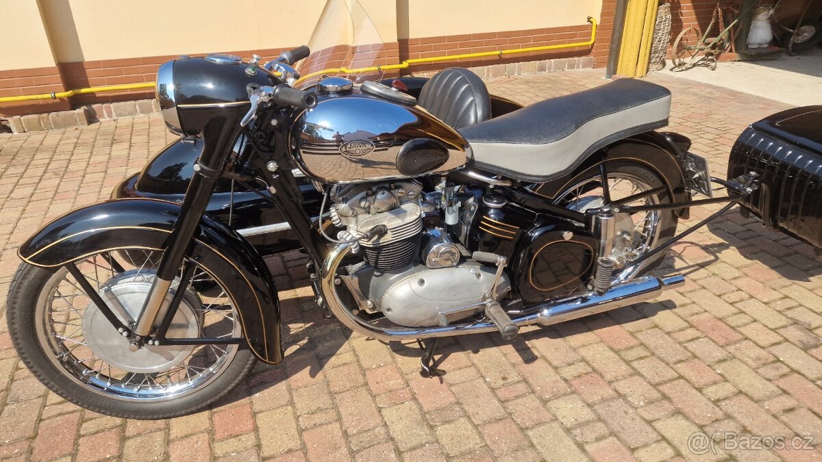 Jawa 500 -02 OHC se sajdou a pávem - 2