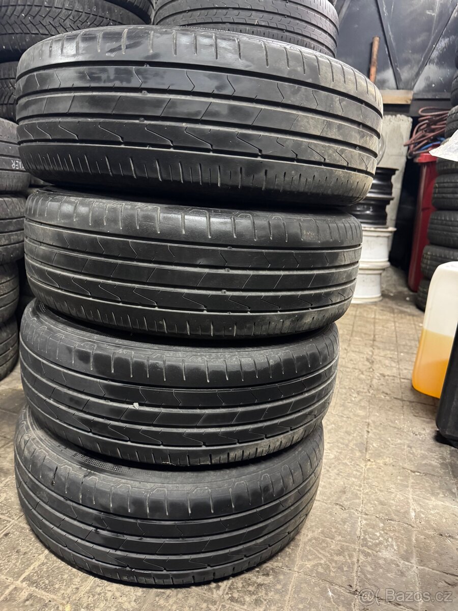 Sada kol 5x112R15, letní pneu Hankook 195/65R15 - 2