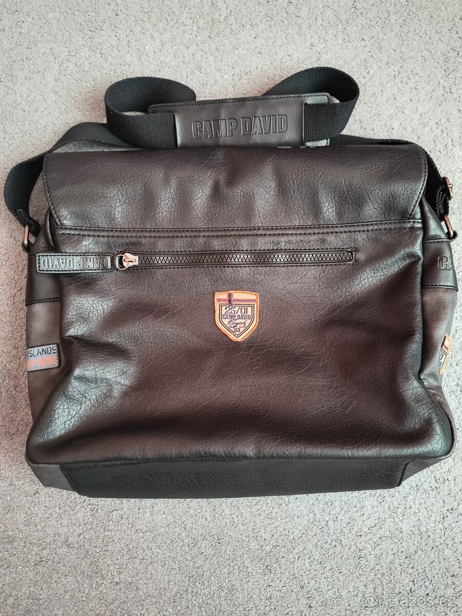 Pánská kožená taška přes rameno Camp David - 2