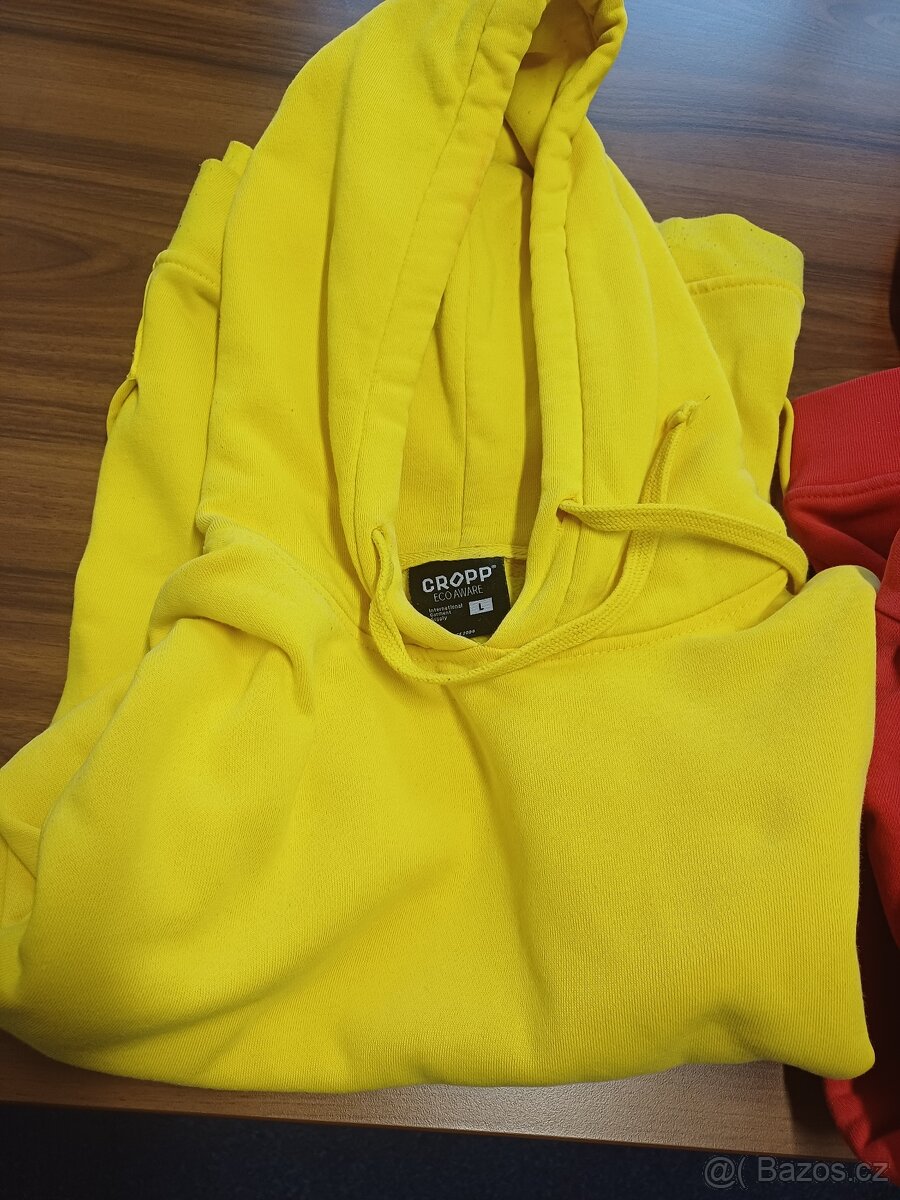2x mikina CROPP - žlutá + červená - 2