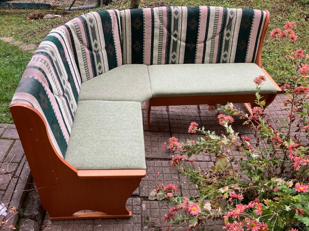 Rohová jídelní lavice s úložným prostorem, Kasvo - 2