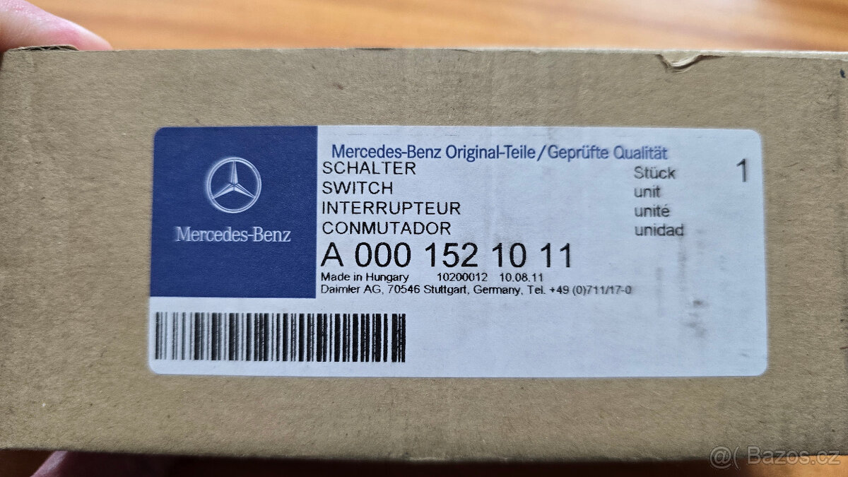 MERCEDES PONTON 220 cívka startéru A0001521011 nová - 2