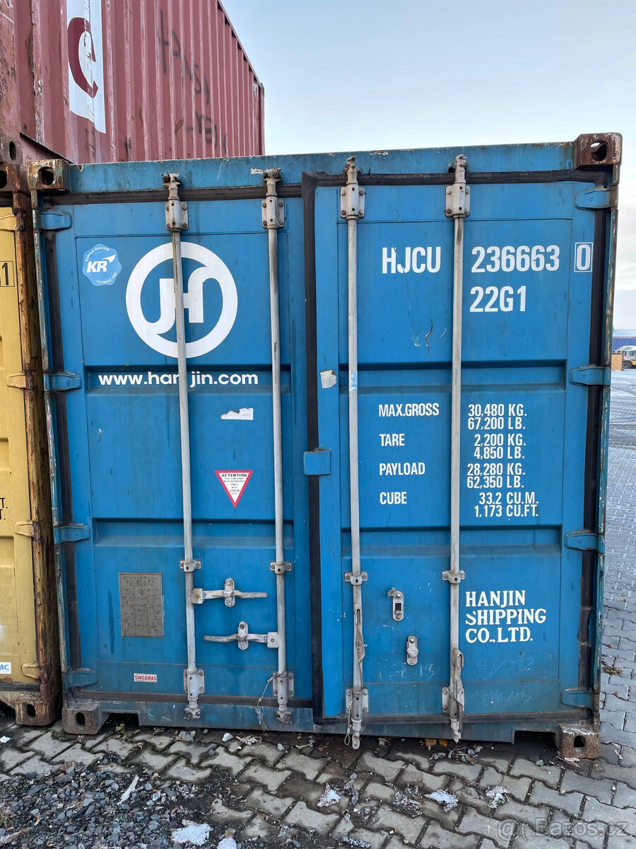 Skladový ISO lodní kontejner 20ft (6m) SKLADEM Mochov - 2