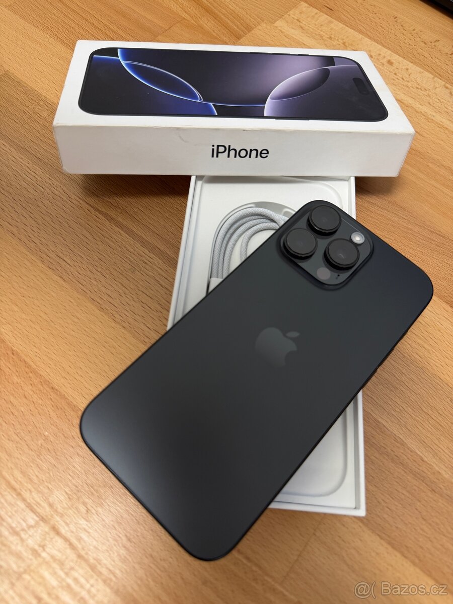 Prodam iPhone 16 Pro MAX 256GB, zaruka CZ verze - 2