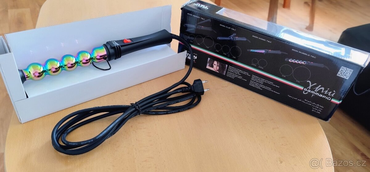 Gamma Piú - Rainbow antistatic iron bubble kulma na vlasy - 2