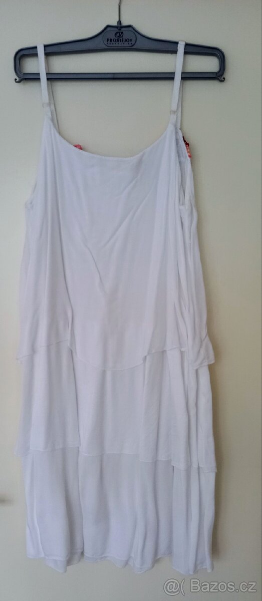 bílé letni šaty vel.M - 2