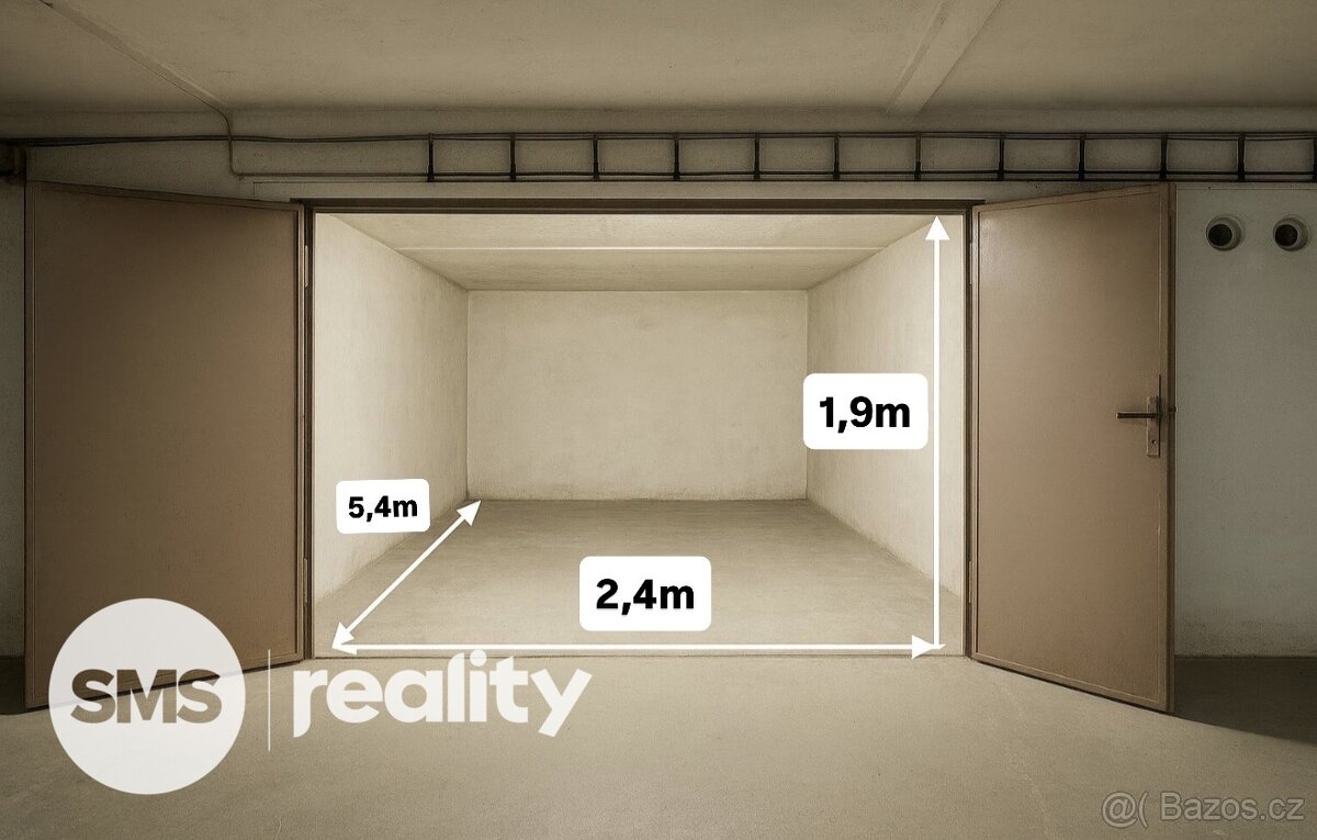 Prodej zabezpečené garáže v Brně – Komárově (1. patro parkov - 2