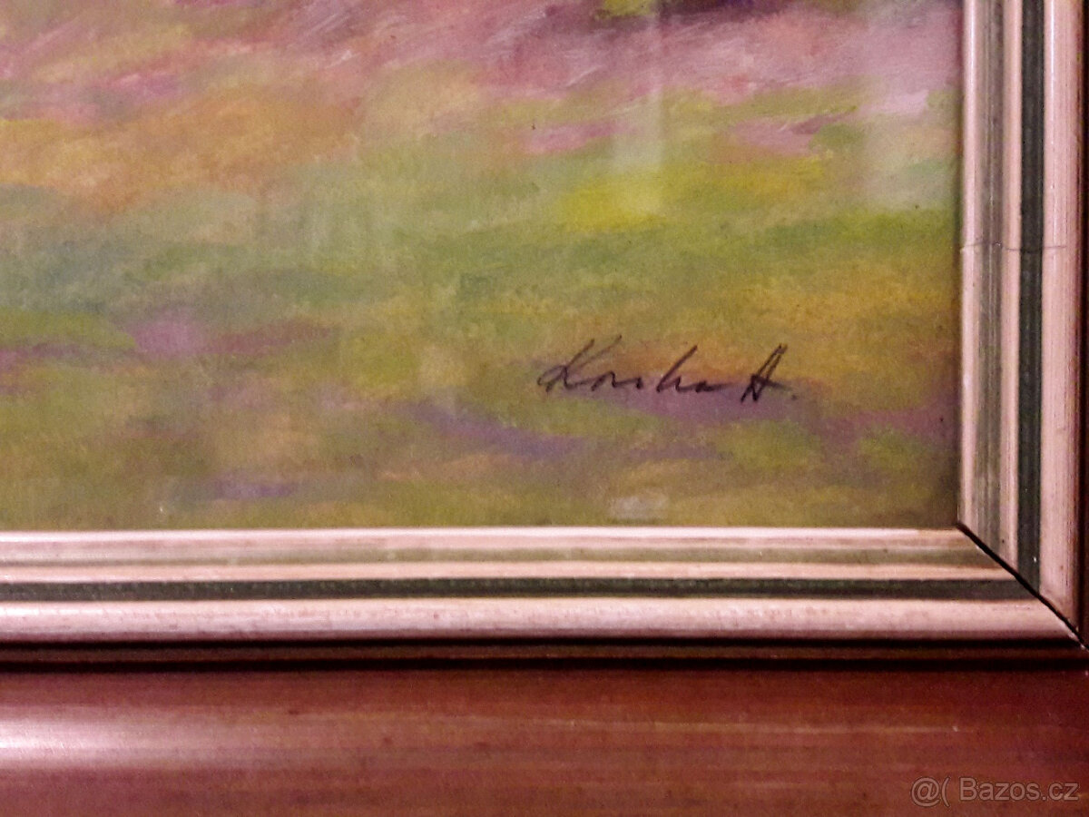 Obrazy - z pozůstalosti ak.malíř Antonín Kouba - 2
