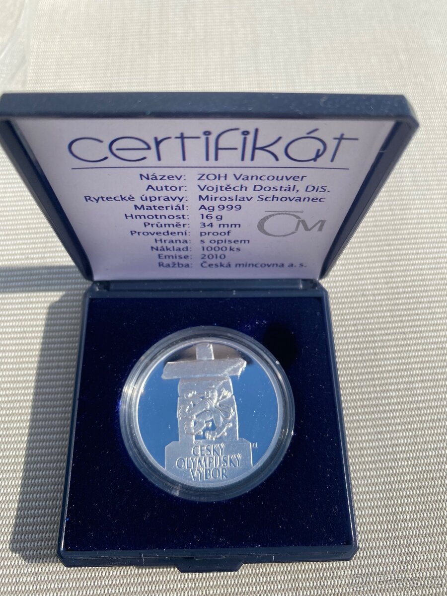 Stribrna medaila ZOH Vancouver - 2