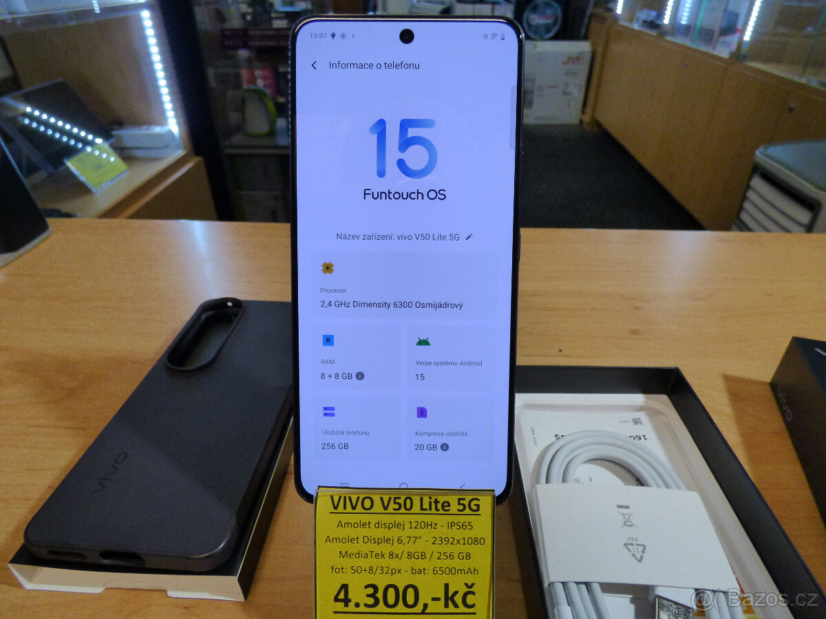 Telefon VIVO V50 Lite 5G v záruce - 2