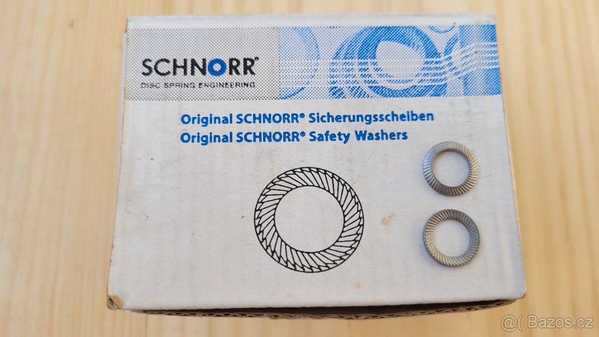 Pojistná podložka SCHNORR typ S M8 / 8,4 - 2