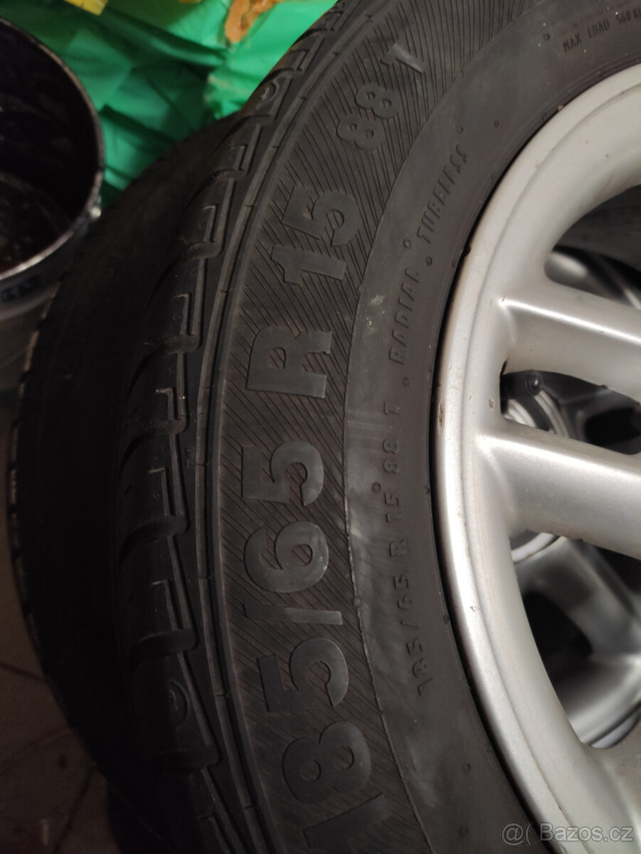 Disky i s pneu 195/65/15 - 2