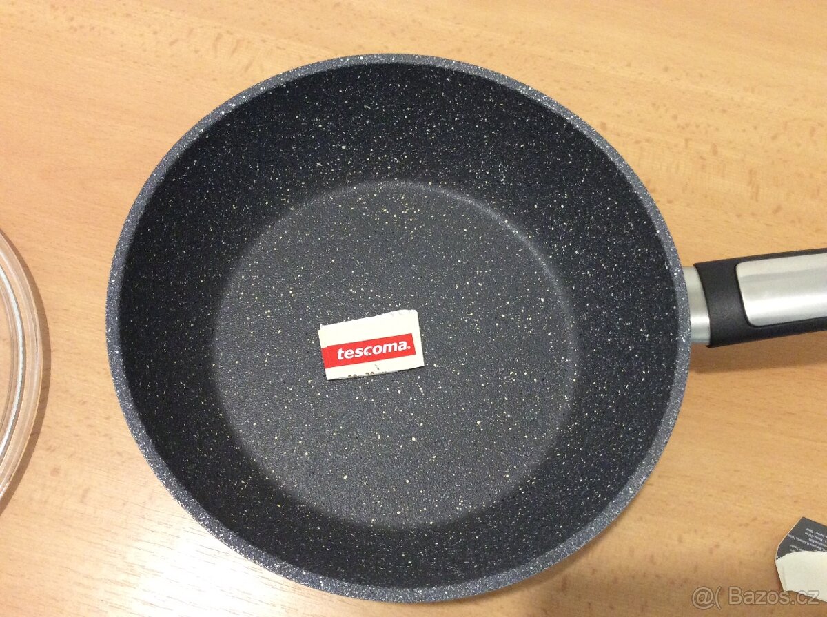 Pánev TESCOMA PREMIUM Stone + Skleněná poklice UNICOVER - 2