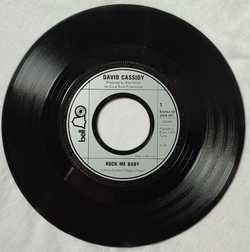 David Cassidy - Rock Me Baby (SP) - 2