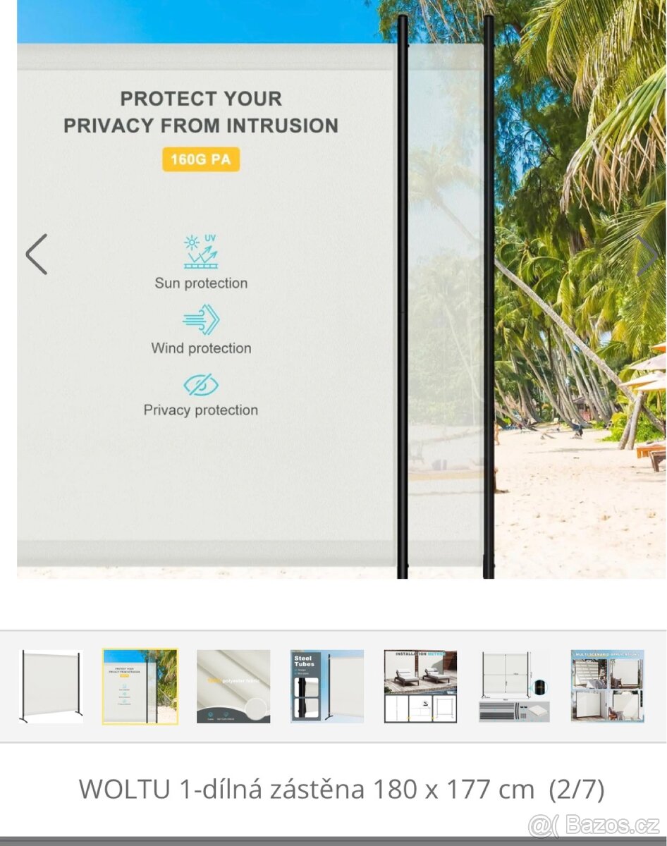 Paravan nebo zástěna na plot/balkon - 2