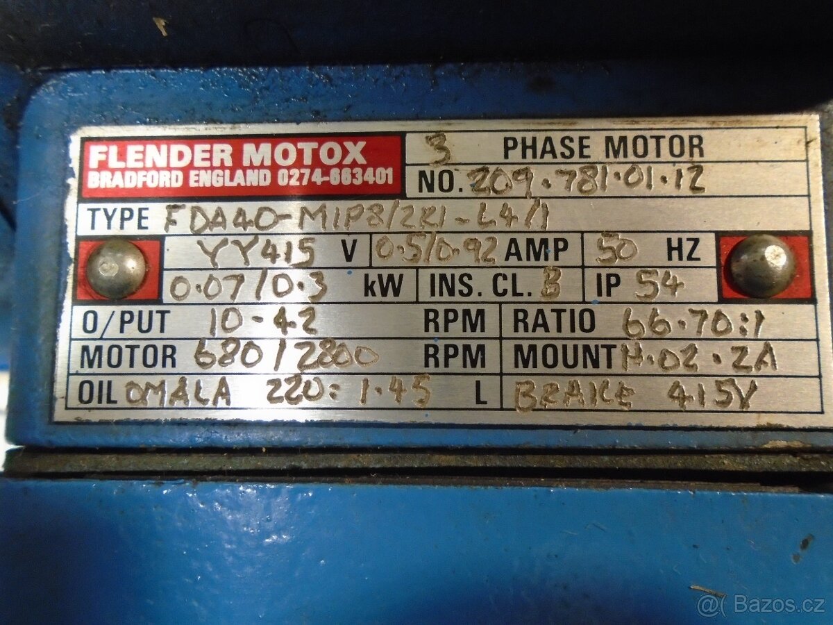 Jeřábový motor s dvojim vinutím - 2