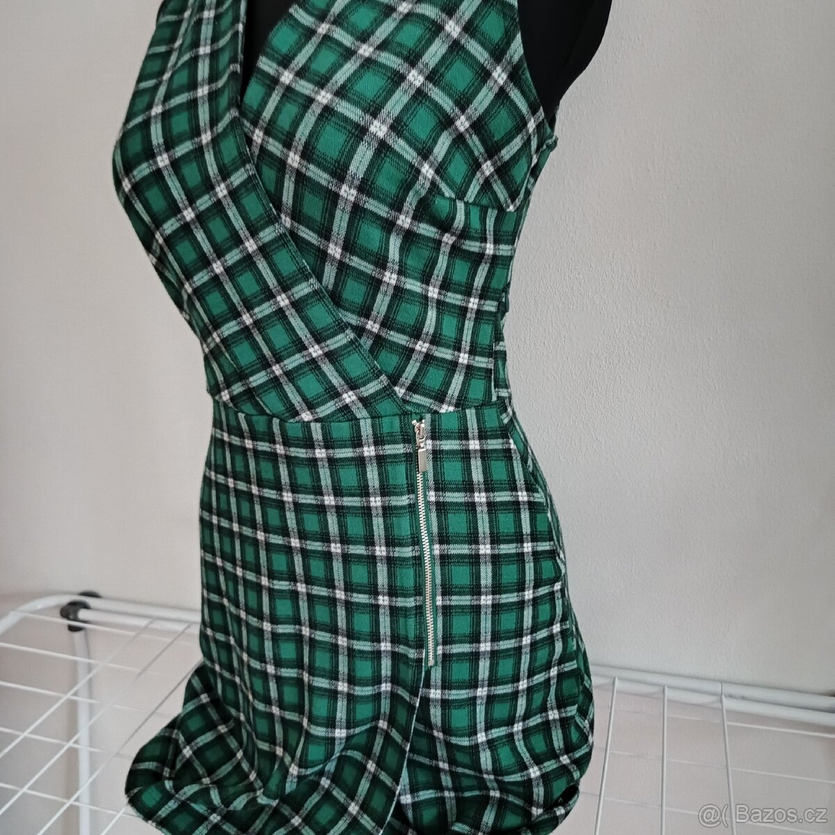 Zelené teplejší šaty mohito S 36 - 2