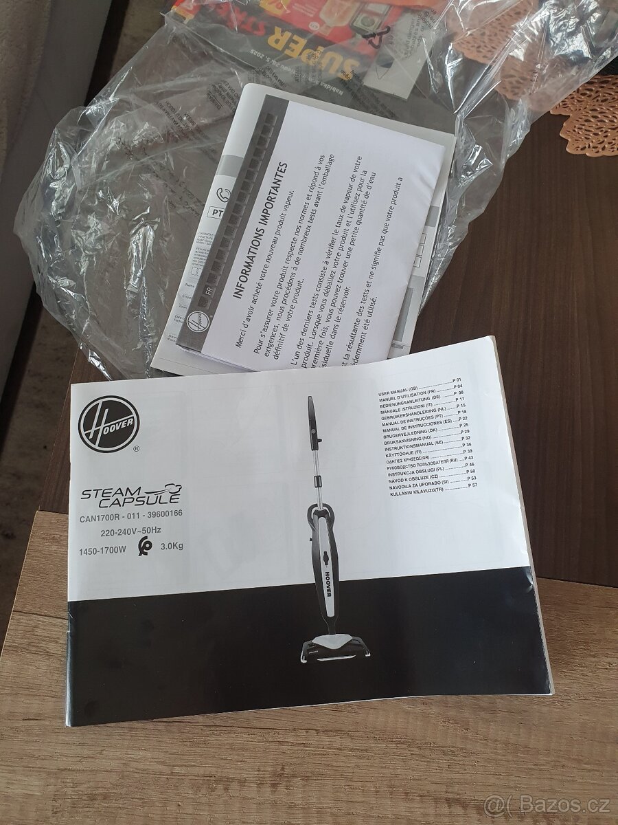 Parní čistič Hoover - 2