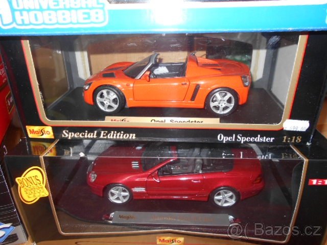 modely 1:18 a 1:12 Hotwheels,Bburago,Maisto,AUTOArt.. - 2
