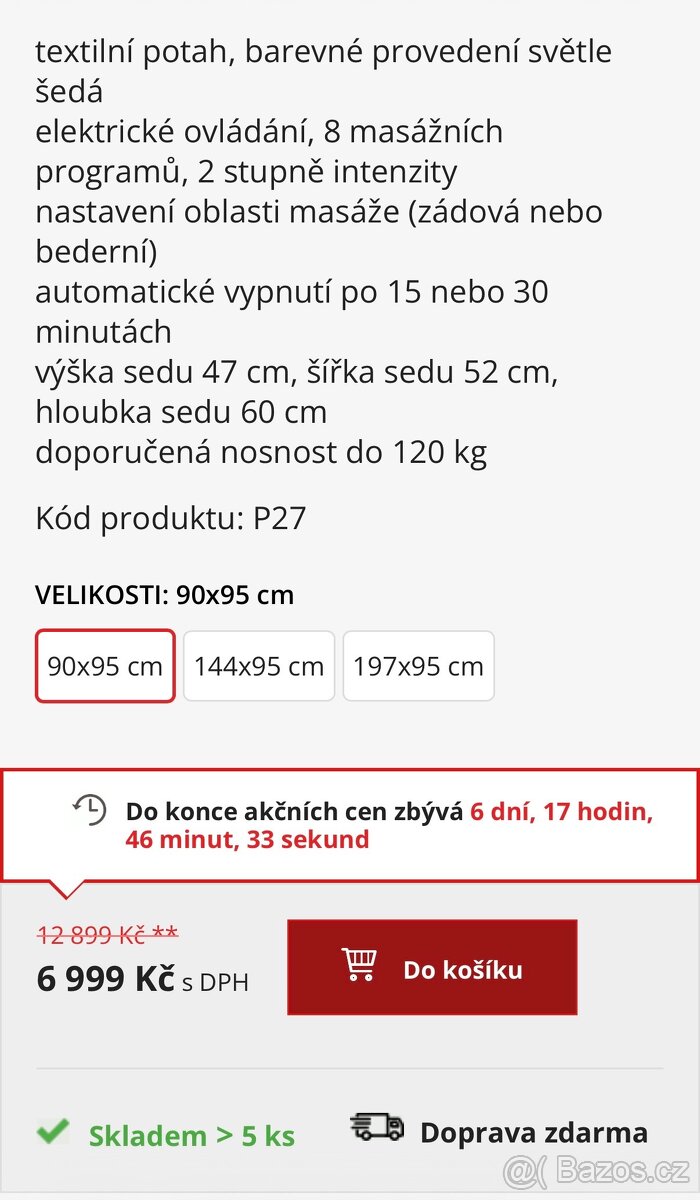 Masážní křeslo - 2