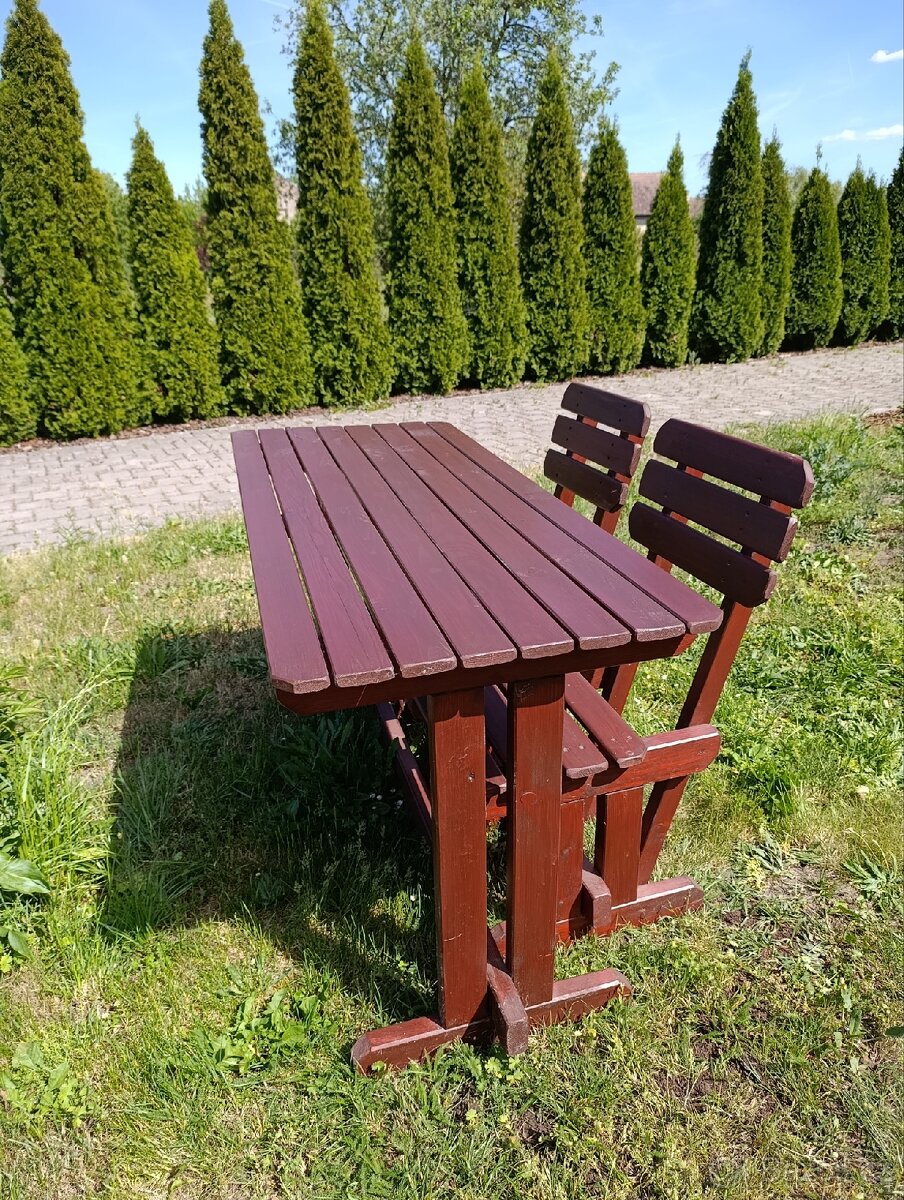 Dřevěný zahradní nábytek - 2