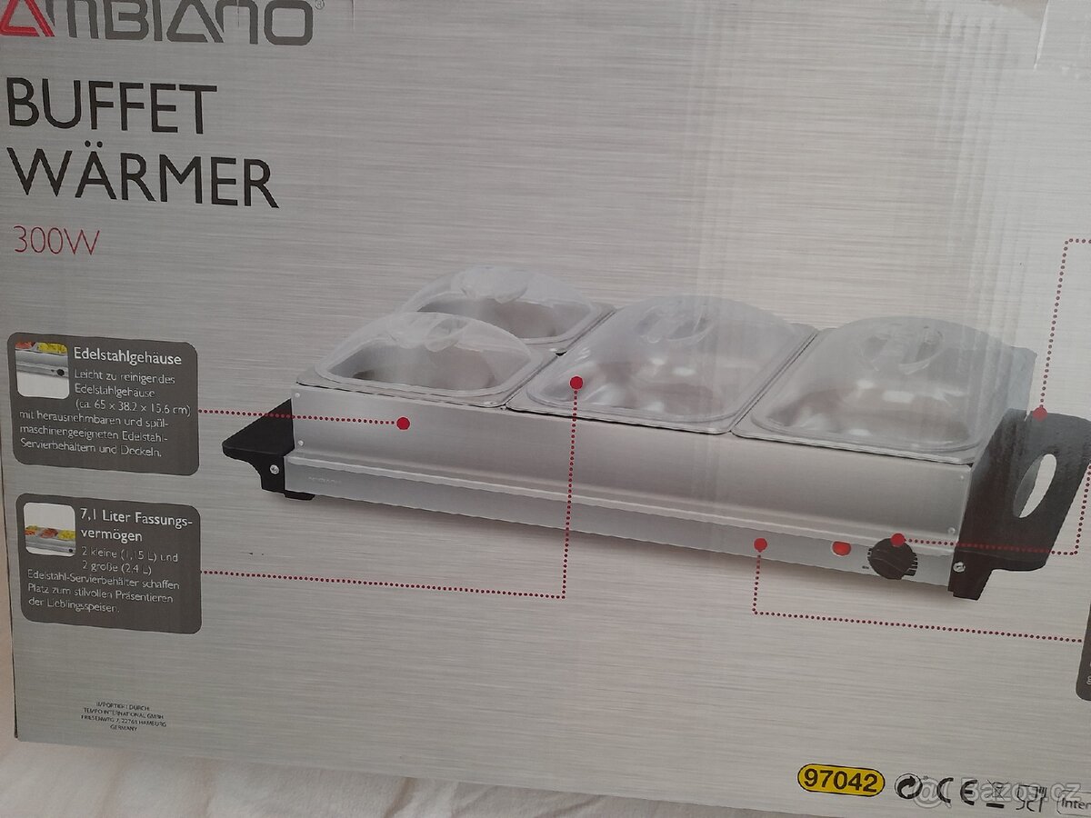 Nový elektrický ohřívač jídla. - 2