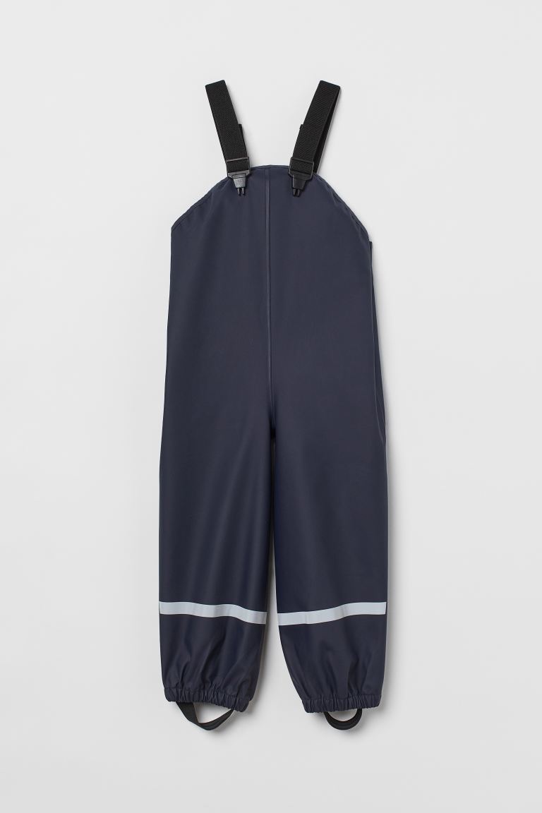Kalhoty do deště s kšandami H&M 122/128 - 2