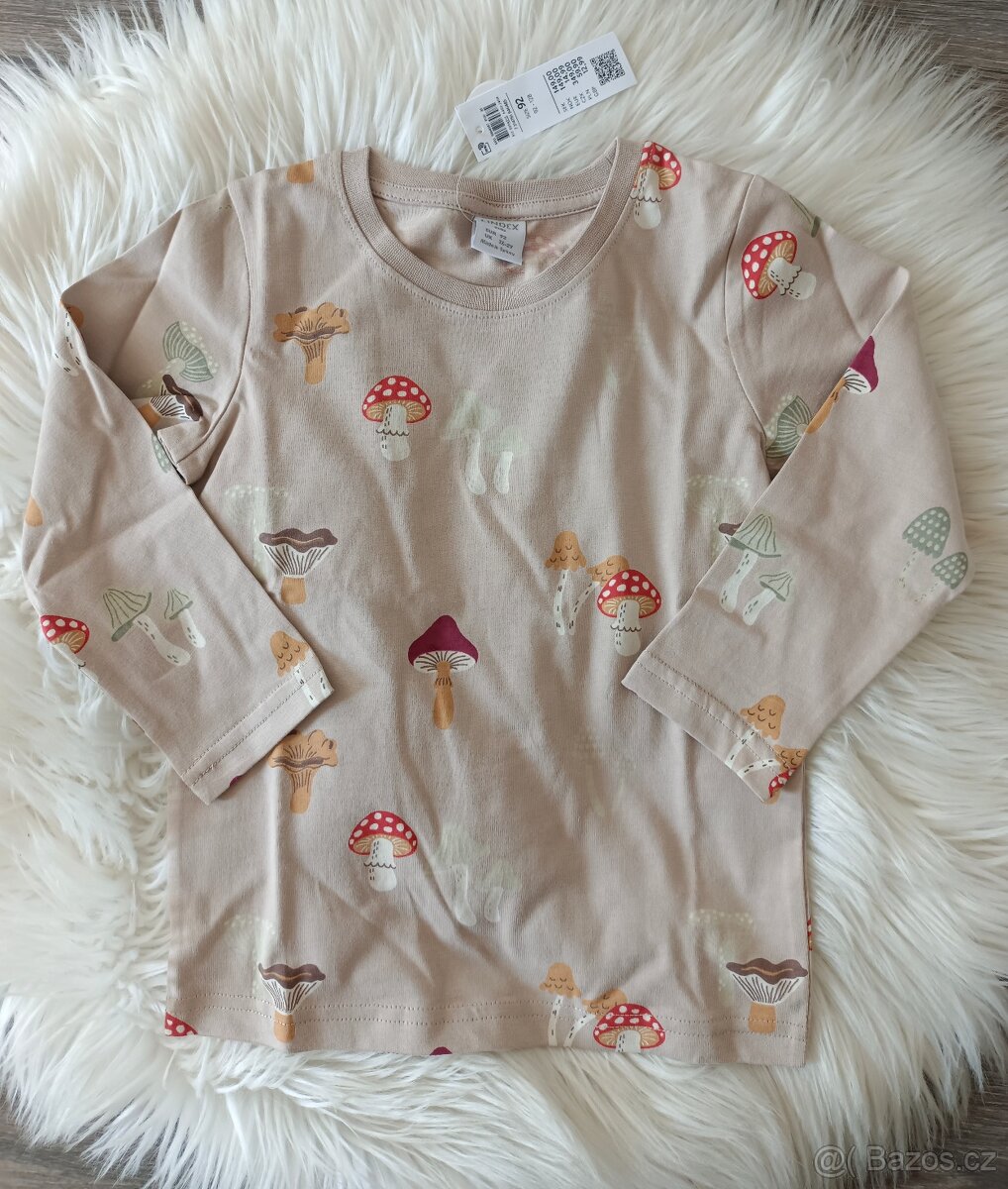 Tričko a legíny Lindex houby vel 92 - 2
