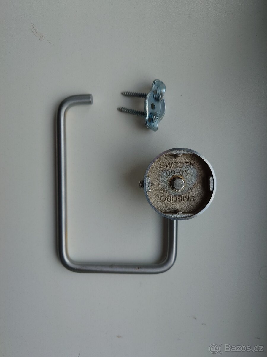 Držák toaletního papíru broušený kov - 2