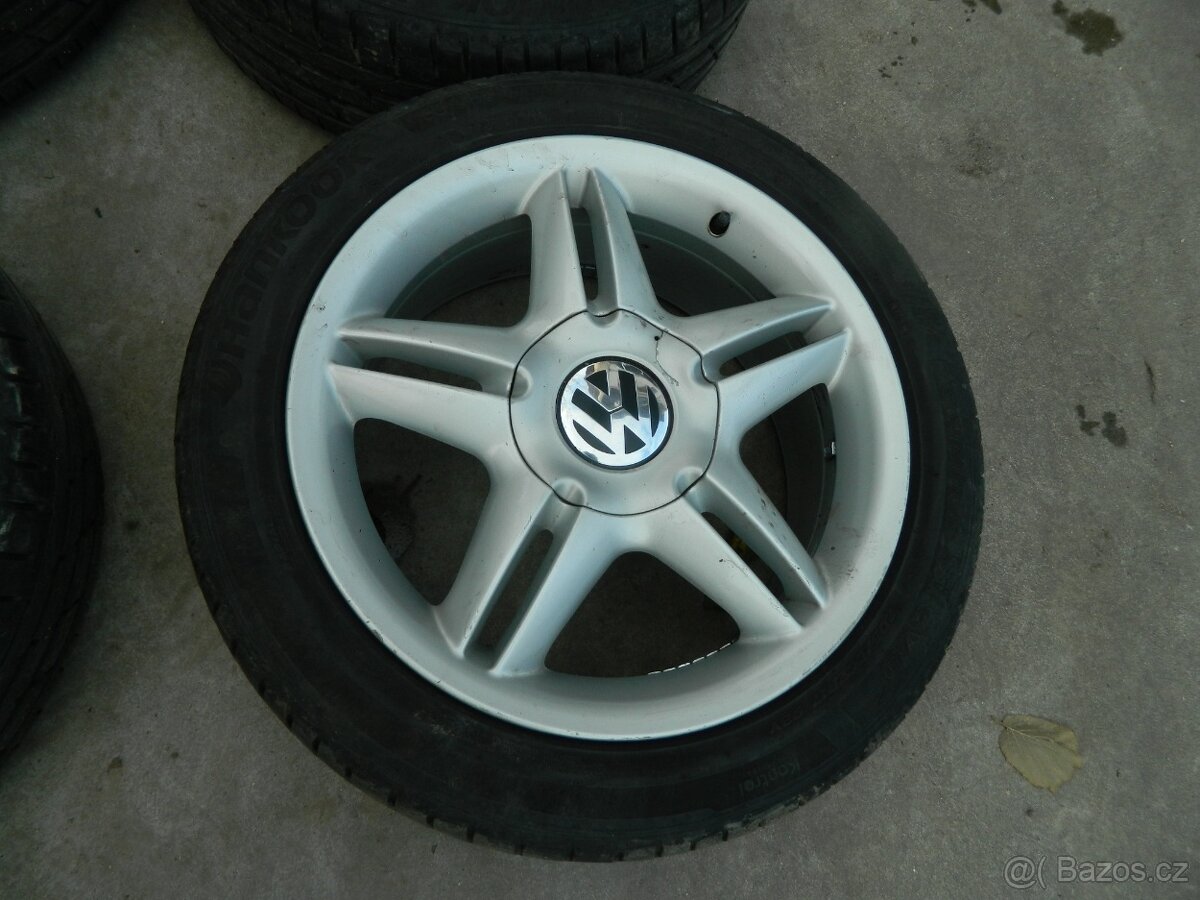 alu kola 5x100+letní pneu R17 - 2