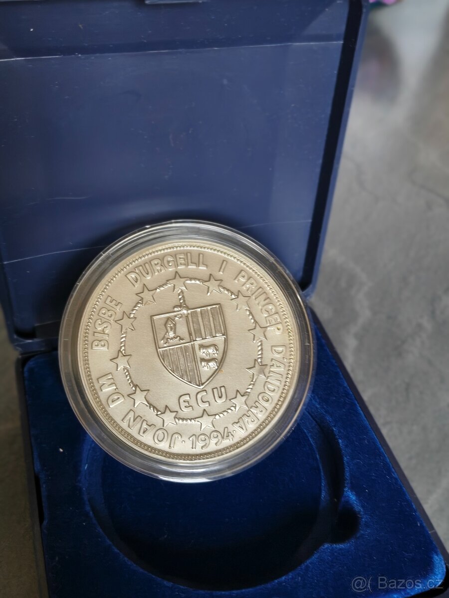 1. výročí ústavy 155,5 g Ag 3,3 g Au - 2