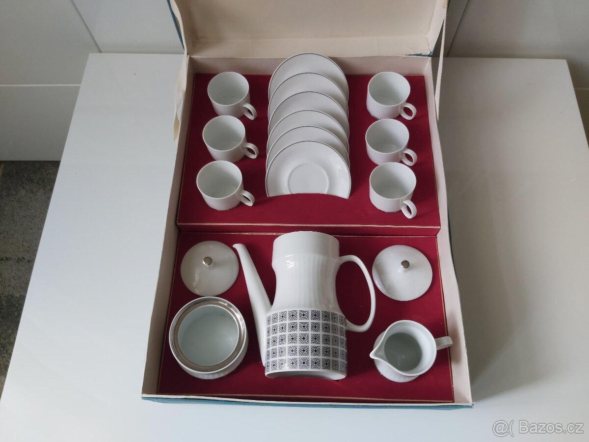 Kávový - čajový servis Nefertiti J.Ježek - 2