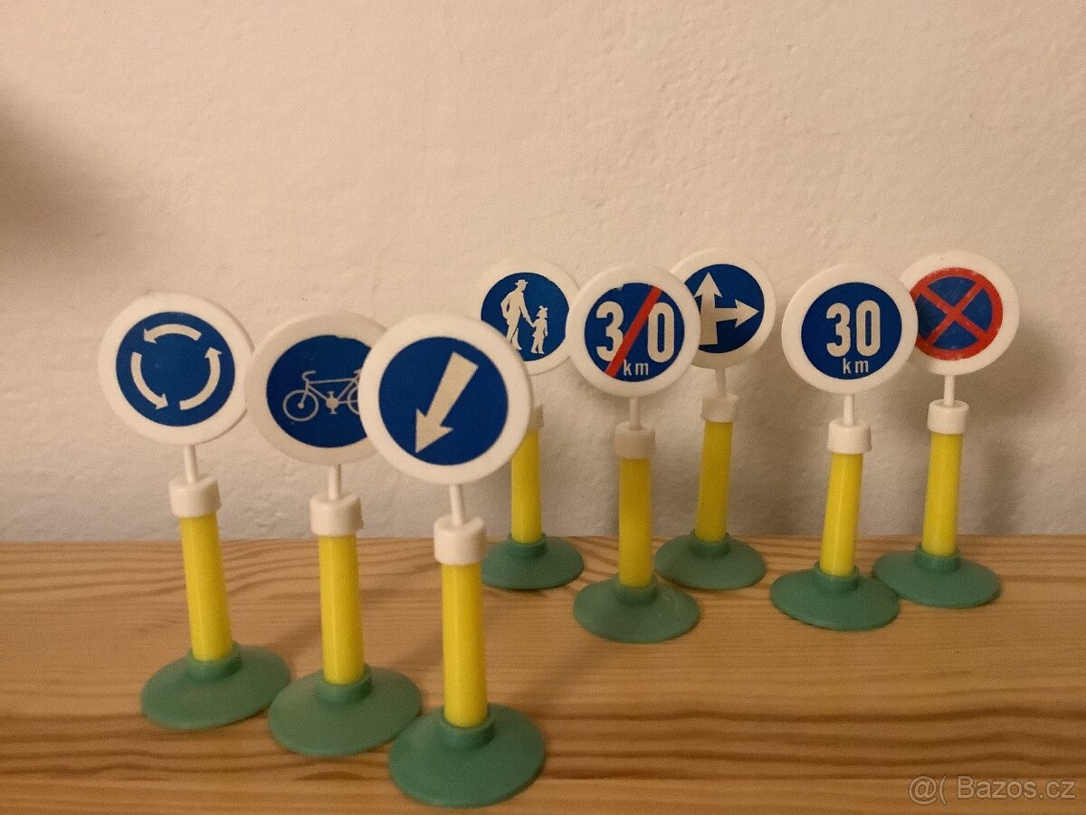 Dětské retro dopravní značky - 2