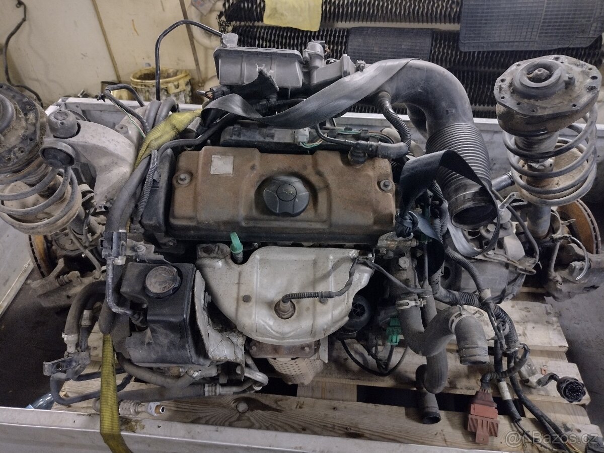 Predám motor + prevodovku 1.6i 70kw 8v NFV - - 2