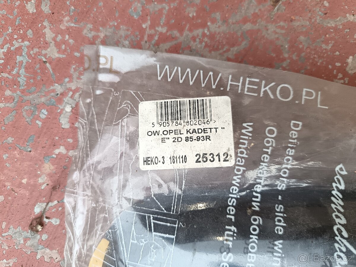 Ofuky oken 2x pro opel kaddet 85-93 - 2