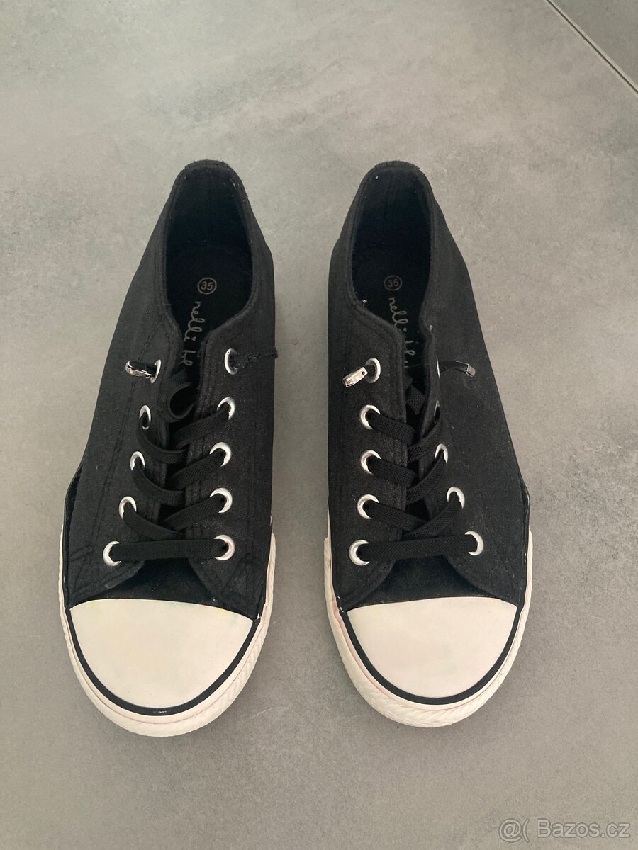 Tenisky plátěnky Nelli Blue 35 - 2