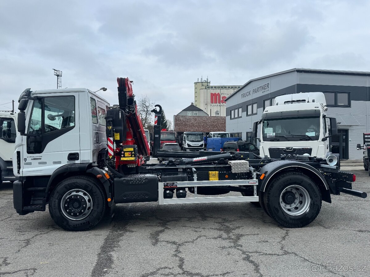 IVECO EUROCARGO JEŘÁB + KONTEJNER, IHNED - 2