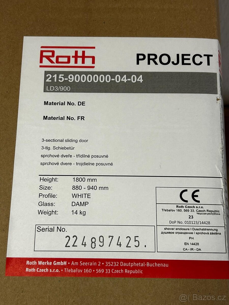 Sprchová zástěna - 2