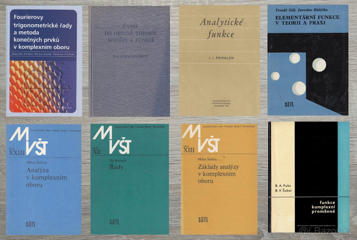 Matematika, komplexní proměnná, funkce - 2