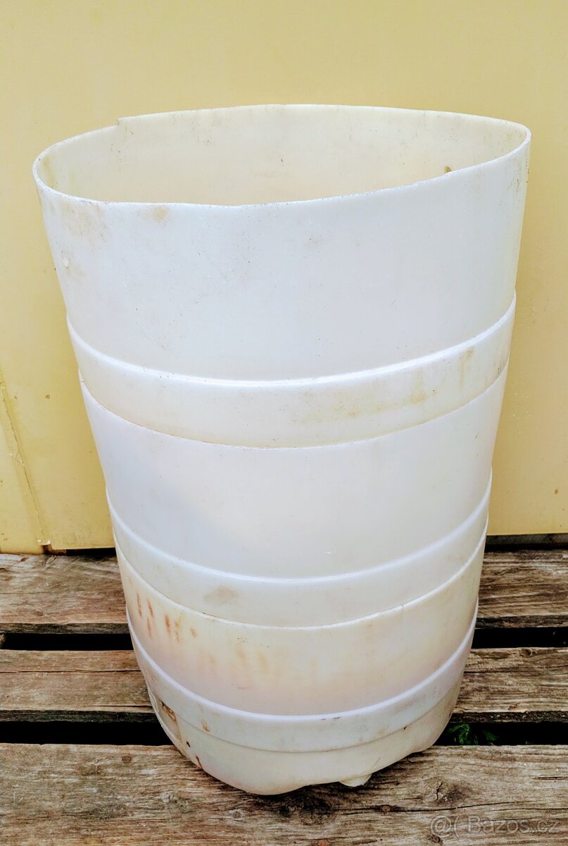 Velké květináče - barely 25 l, 3ks - 2