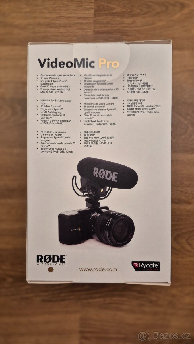 RODE VideoMic Pro Rycote - nový - 2