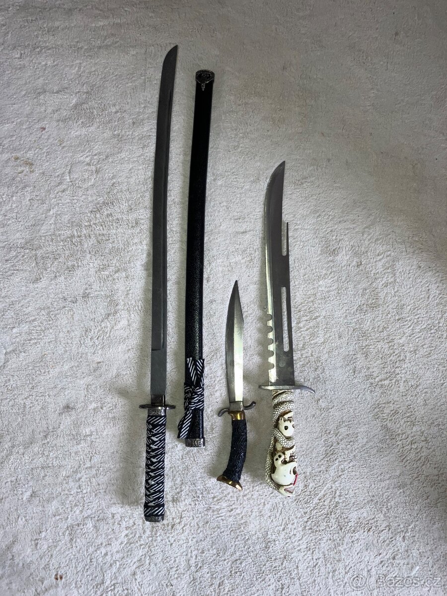 Samurajský meč, Katana, nože - 2