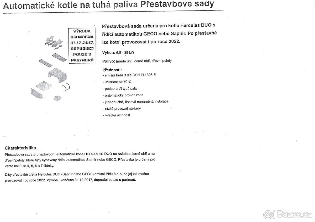Přestavbová sada na Viadrus Hercules DUO BASIC 6 článek - 2