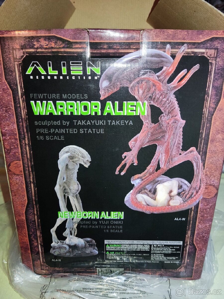 Alien Warrior fewture/sideshow socha - 2