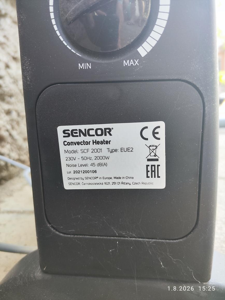 Přímotop Sencor 2000W - 2