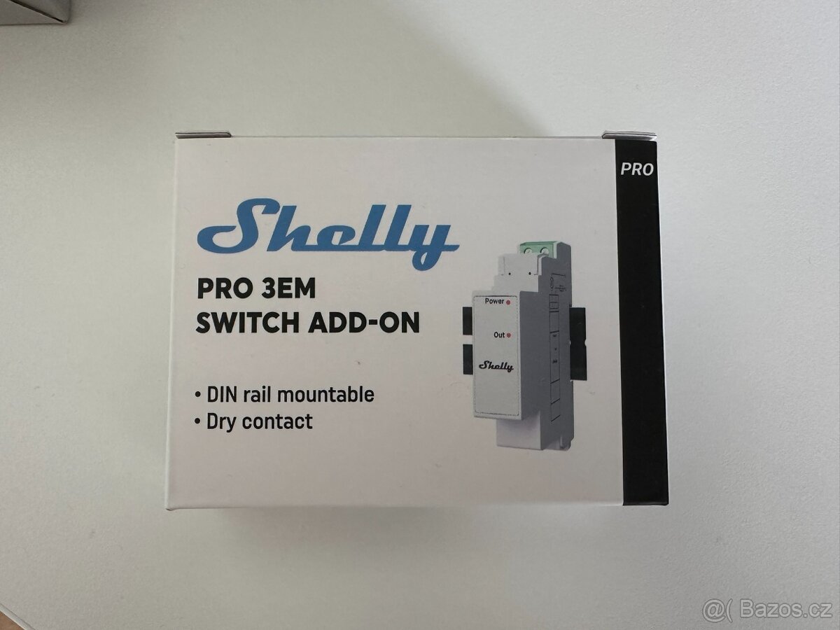 Shelly Pro 3EM Switch Add-on - 2