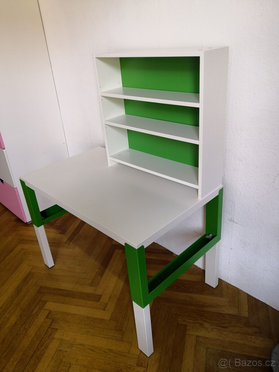 Rostoucí stůl IKEA PAHL zelený - 2