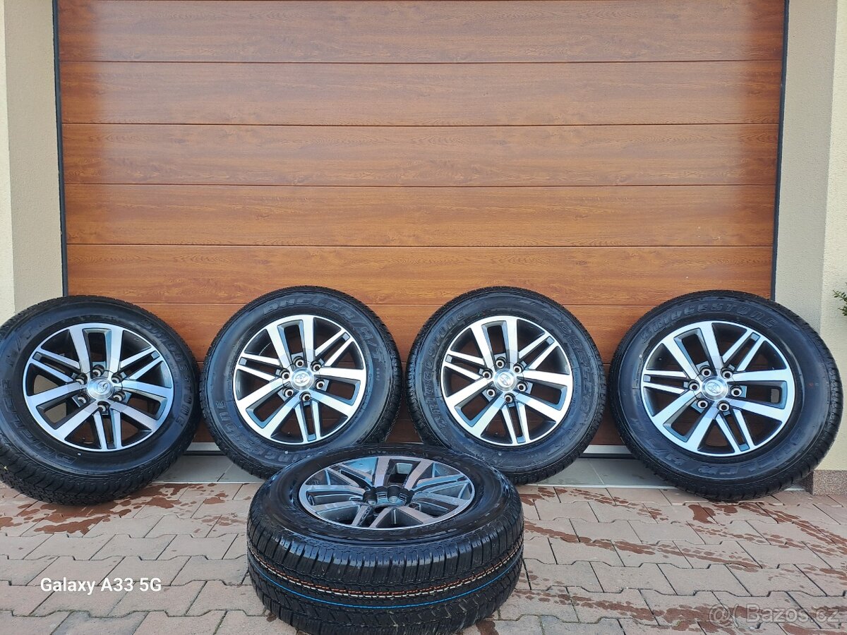 Orig.kompletní kola Toyota Hilux, Land Cruiser